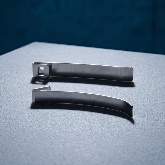 12 stuks roestvrijstalen veerklemmen voor bekerdispenser — afbeelding 3