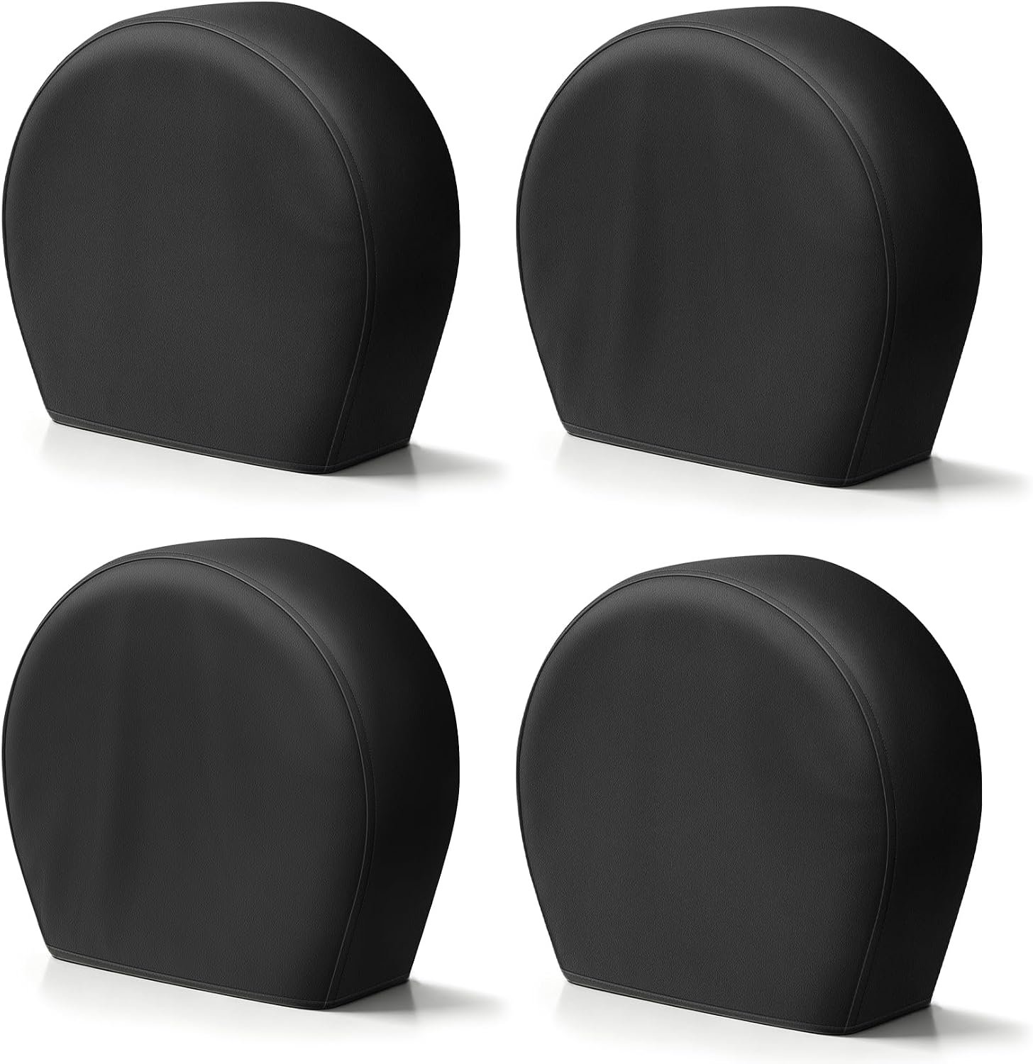 Explore Land Set van 4 bandenhoezen - robuuste wielbescherming voor vrachtwagen, SUV, aanhanger, camper, caravan - universeel voor banden met een diameter van 66 tot 73 cm, zwart