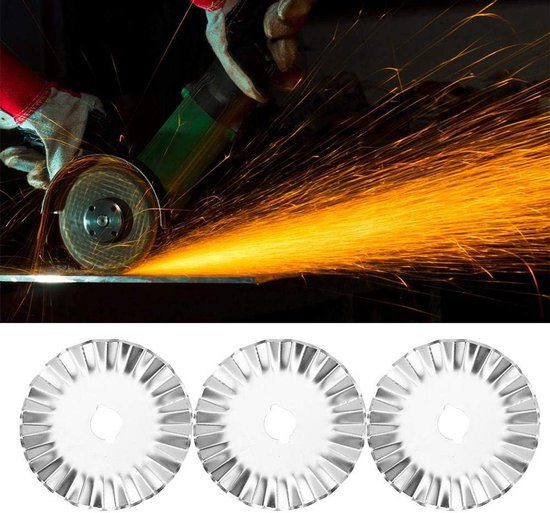 5 stuks, 45 mm rotatief cuttermes vervanging voor quilten, scrapbooking en naaien — afbeelding 3