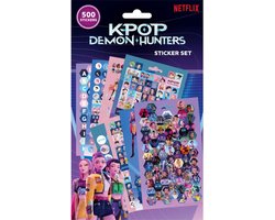 KPop Demon Hunters Stickers - 500 Stickers - 8 Stickervellen - Rumi Mira & Zoey - Officieel Gelicenseerd