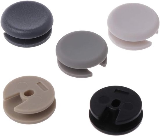 5 Stuks 3D Analoge Stick Cap Vervanging Joystick Cover Reparatie Accessoire Voor Nieuwe 3Ds/3DSLL/3DSXL Game Controller Cap Hoed — afbeelding 4