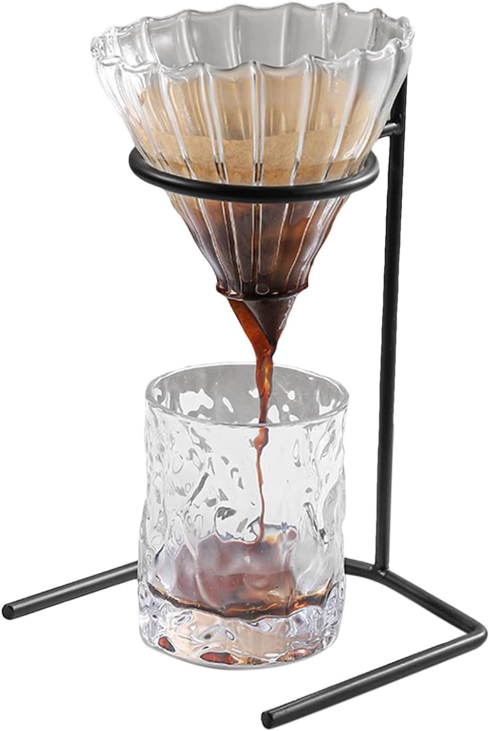 Giet over de Stabiele Basis Draagbare Compact van de Koffietri