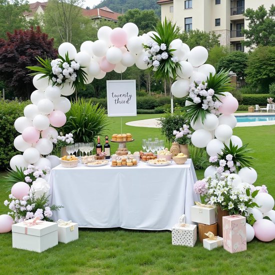 300 Stuks Transparante Elastieken voor Ballonboog rubberen banden — afbeelding 4