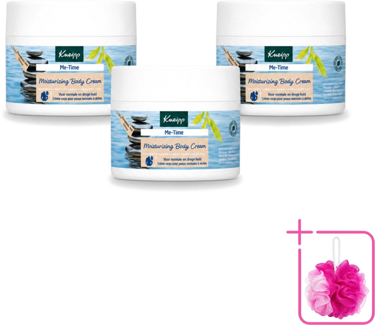 3 x Kneipp - Body crème - Me‑Time - Patchouli & Sandelhout - 200 ml - Bulkverpakking - Kneipp Bodycrème Me-Time - Douchemop - Rust