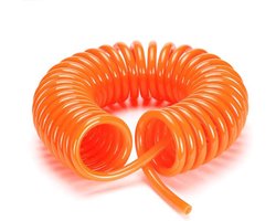 Oumefar Spiraalluchtslang met Snelkoppeling, 10m Lengte (stuks 10 * 6,5)