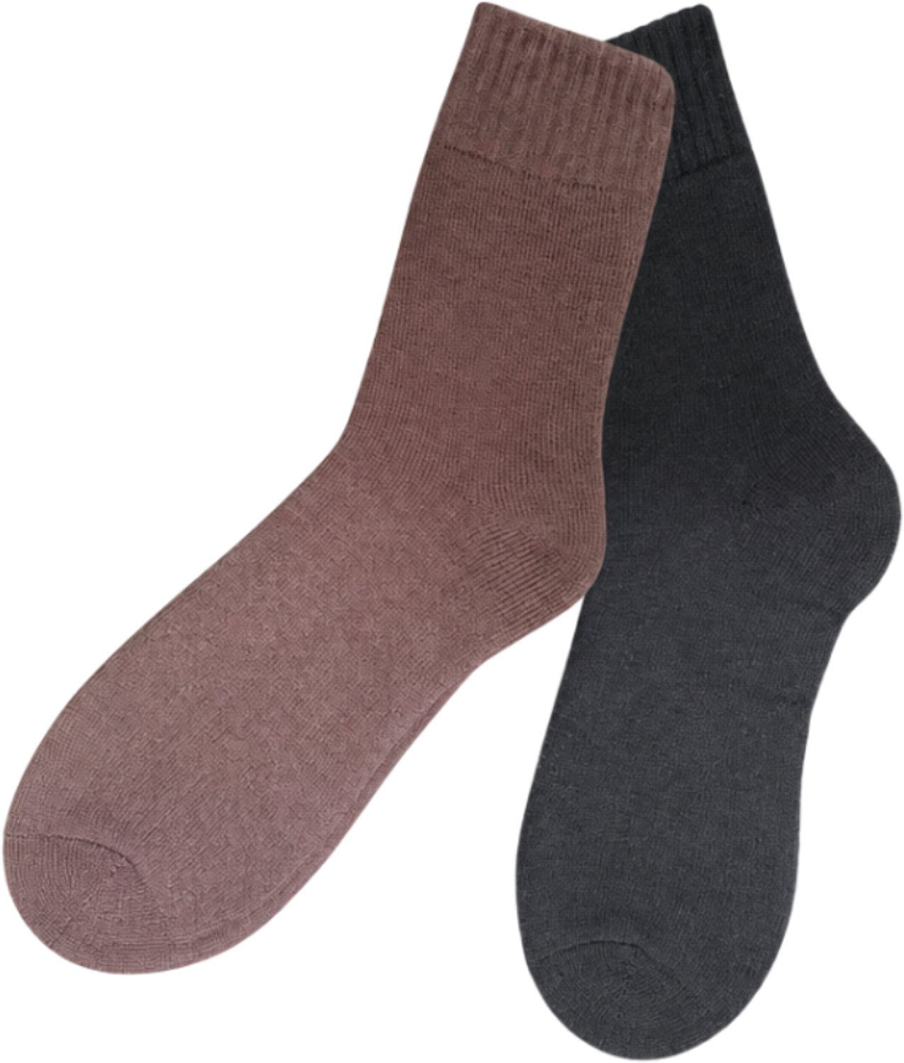 green-goose® Alpaca Sokken | Heren | Donker Grijs en Blauw | 2 Paar | 100% Alpaca Wol | Maat 39-42 | Heerlijk Warm en Rekbaar