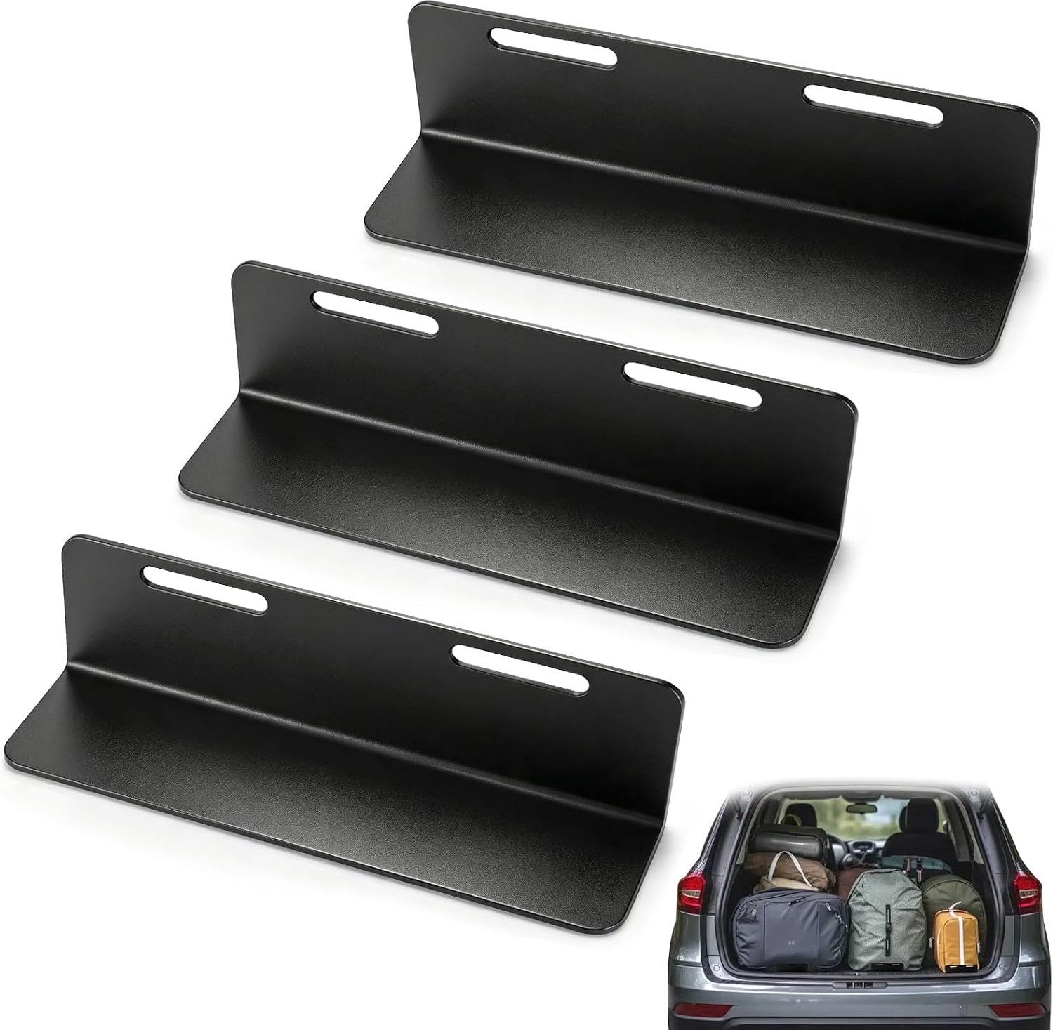 Kofferbak klittenbandbevestiging, 3 stuks bagagebevestiging - ShopVlot