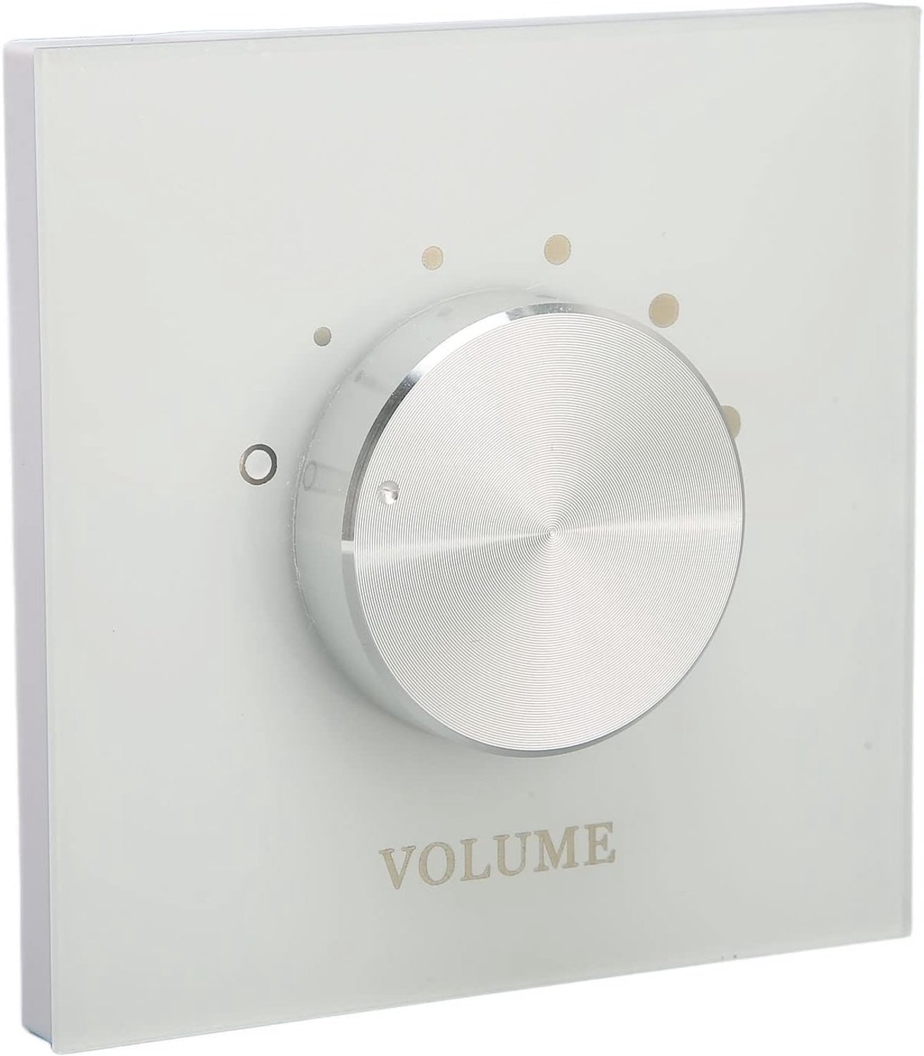Volume regelaar voor wandmontage - 5-traps volumeregeling voor luidsprekers en audioapparatuur, ABS materiaal, eenvoudig te installeren en te gebruiken