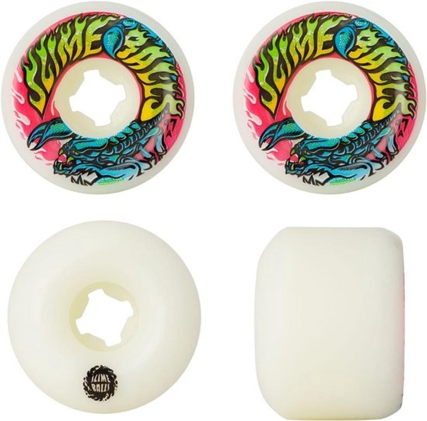 Skateboardwielen 60mm 97A Krachtig Urethaan voor Optimale Grip