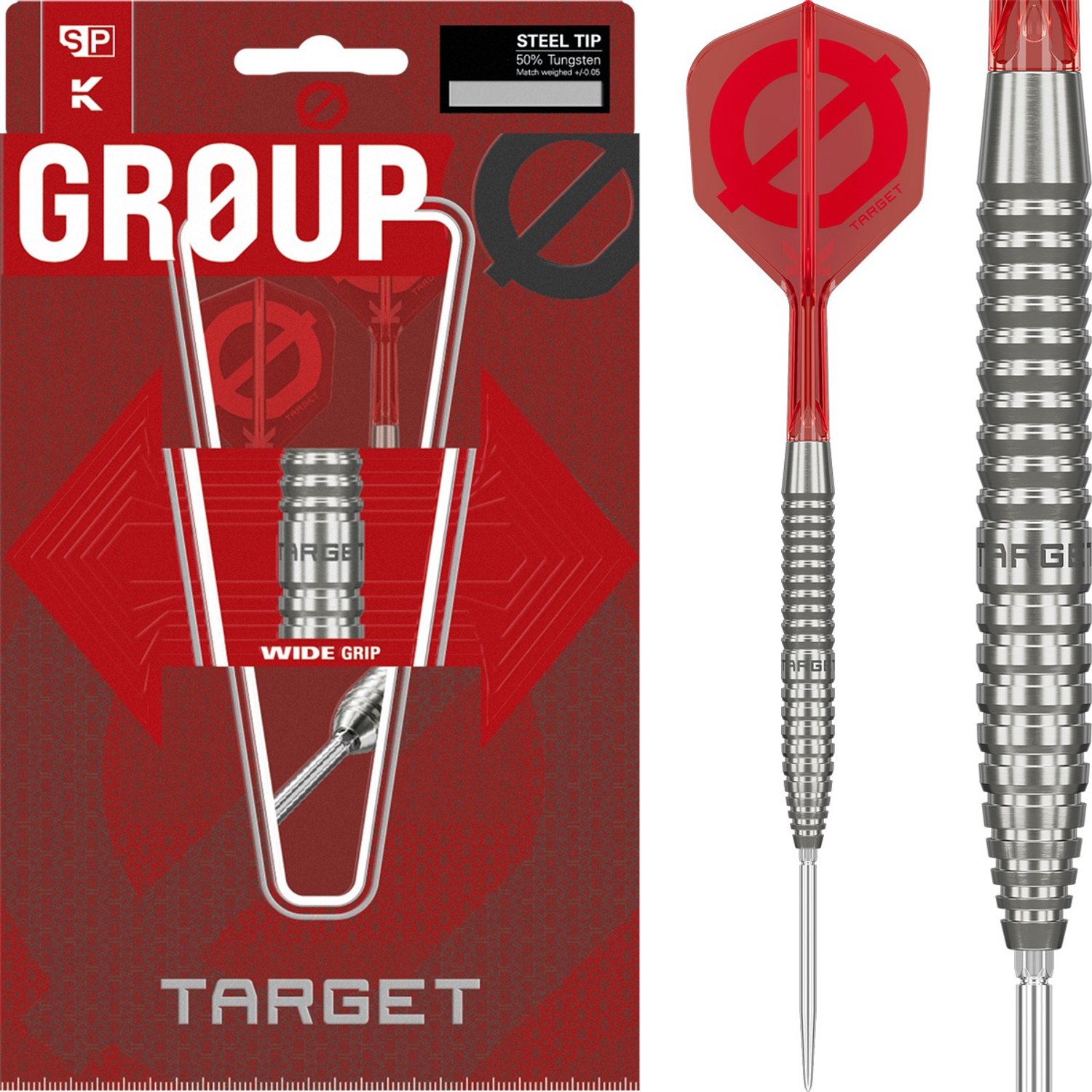 Target Group O 02 Swiss Point 50% - Dartpijlen