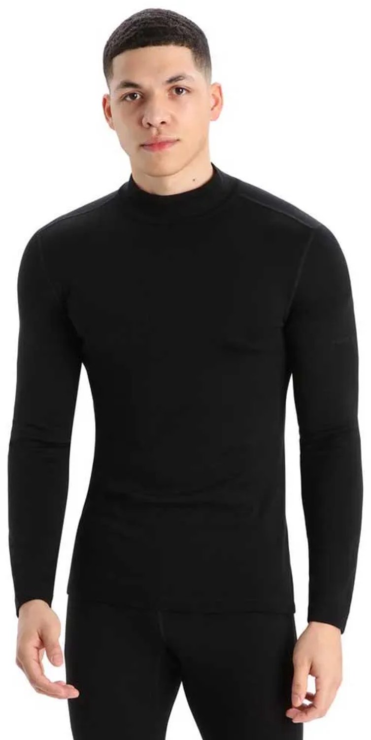 Ondershirt Icebreaker Men 260 Tech LS Turtleneck Black-XXL