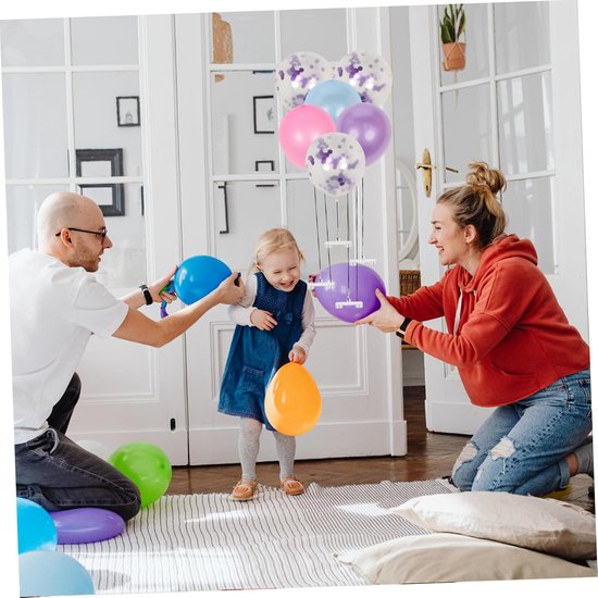 4 Stuks Feestballonaccessoires plastic ballongewichten gewichten van de afstudeerballon folie ballon gewicht ballon accessoires het gewicht van de huwelijksballon magneet — afbeelding 3