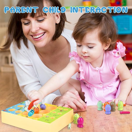 3-in-1 Montessori Speelgoed vanaf 2 jaar - Magnetisch Visspel, Educatief Sensorisch Speelgoed voor Peuters, Cadeau voor Jongens en Meisjes — afbeelding 4