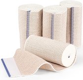 4 rollen compressie samenhangend verband, zelfsluitende elastische bandage, sportverbanden voor polsen, enkels, handen, knie毛n, ellebogen, schouders en voeten