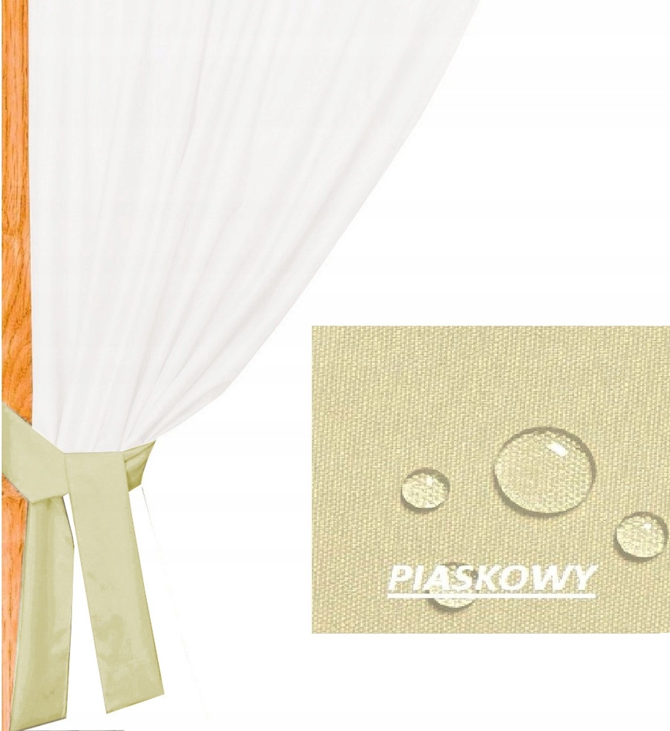Decoratieve Gordijn Tie-back, Waterdicht, 8x150 cm