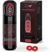 LoveVlijt - Krachtige 4-in-1 Masturbator - Zuigen, Stoten, Roteren en Vibreren - Automatische Masturbator met App - Sex Toys voor Mannen - Blowjob Simulator - Kunstvagina - Pocket Pussy - voor Handsfree Orgasmes - Inclusief 2 Cockringen