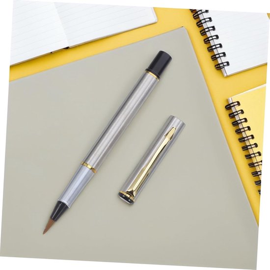 3 Stuks Zachte Penseelpen Chinese Sumi-Pen Penseelpen Voor Kalligrafie Navulbare Schilderpen Schrijfinkt Chinese Stijl Vulpen Voor Kalligrafie — afbeelding 5