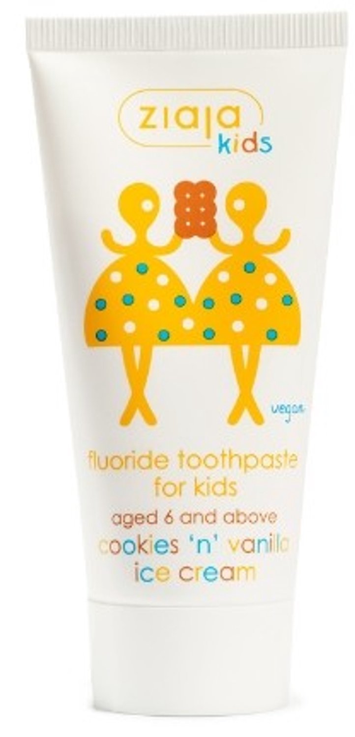 Ziaja Kids Toothpaste Cookies 'N' Vanilla Ice Cream Flavor 50ml
