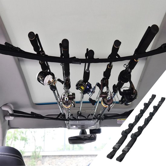 2 Pcs Car Rod Holders, Belts, Car Fishing Rod Holder, Car Fishing Rod Holder for Vehicle, Truck, SUV, Combi, Van - ShopVlot — afbeelding 5