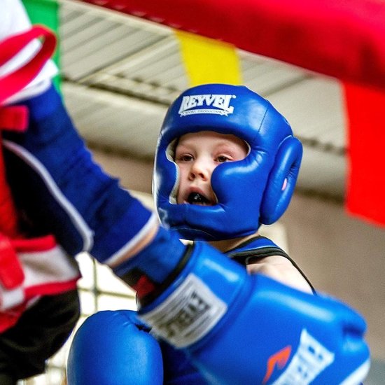 5 stuks sport mondbeschermer met koffer, kauwgomschild voor kinderen, BPA-vrije mondbeschermer voor contactsporten inclusief rugby, boksen, MMA, Taekwondo en hockey — afbeelding 3