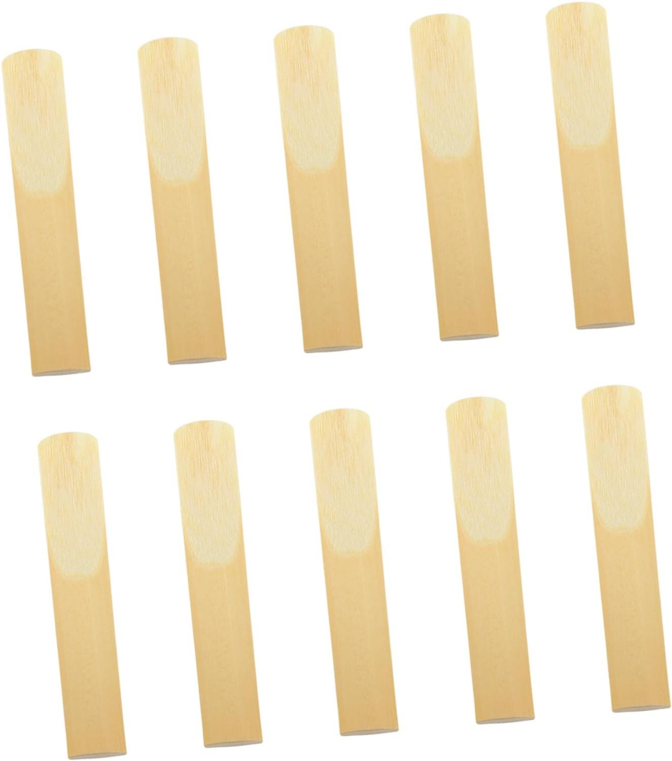 Clarinet Reeds 2, 10 Stuks Traditionele Klarinet Riet met Onafhankelijke Rietclips voor Studenten en Professionals (Kracht 2.0)