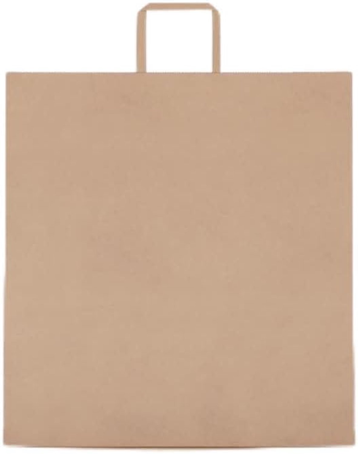 Papieren draagtassen, 250 stuks. Kraftpapier, bruin, 45x17x48 cm