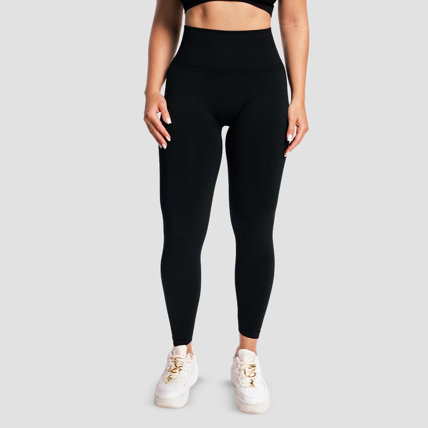 GymBeam Dames Sculpt Naadloze Legging Zwart L