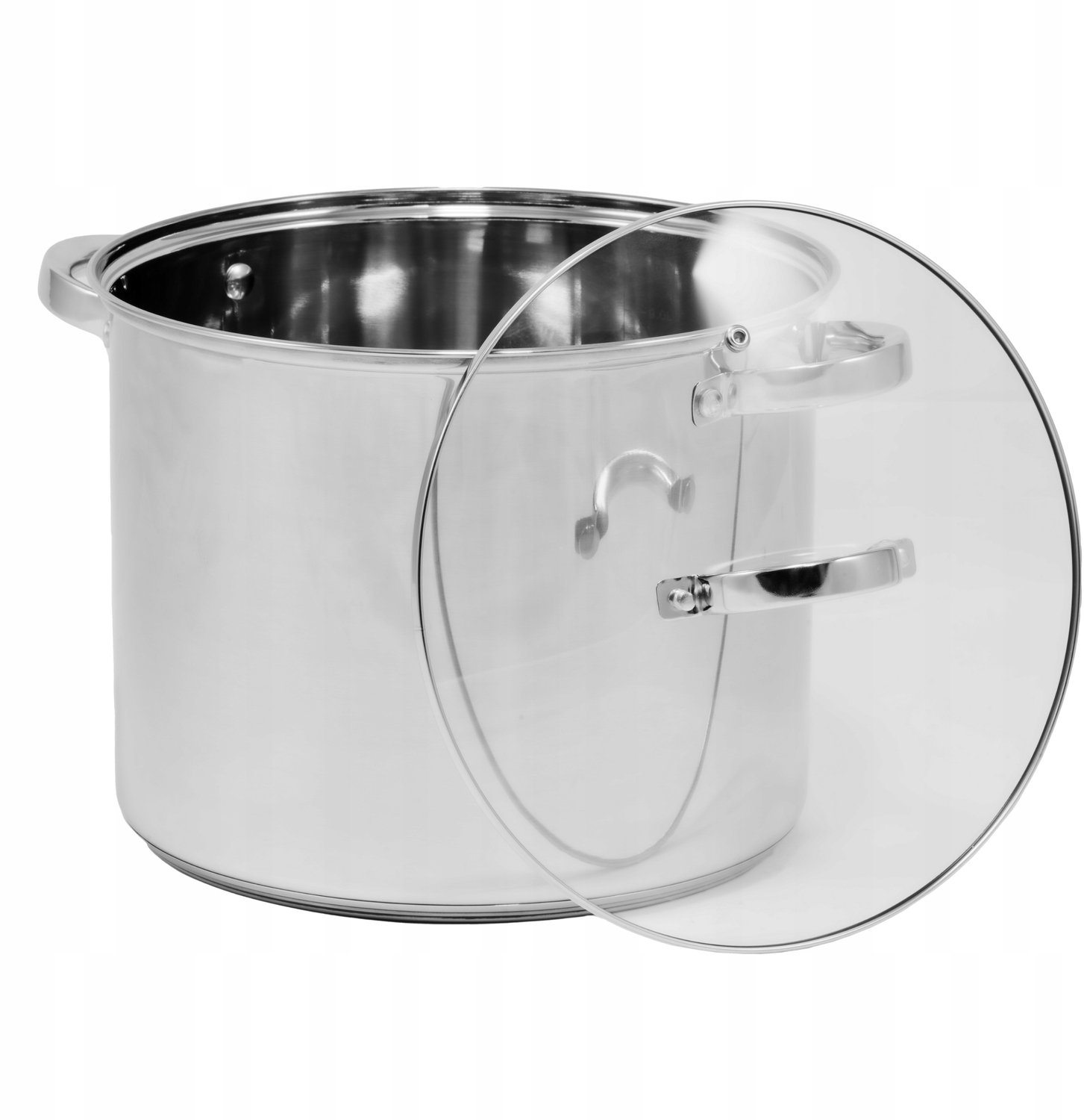 RVS Pan 10L 26cm met Deksel - Geschikt voor Inductie