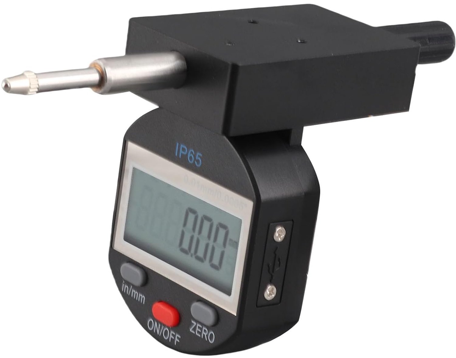 Digitale Meetklok 0-10 mm Verticaal Type ABS voor Autoglasinspectie
