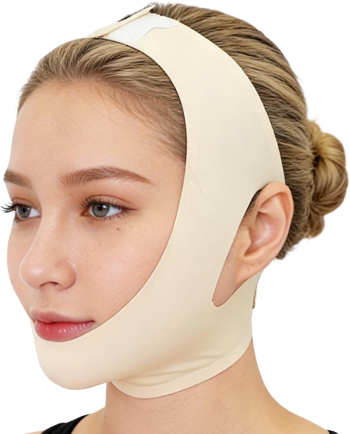 Gezichtsliftbandage | verstevigende kinbandage voor dames