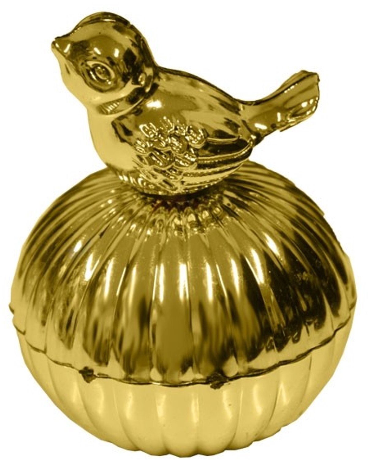 Rond Doosje Tortelduifje Goud (12st)