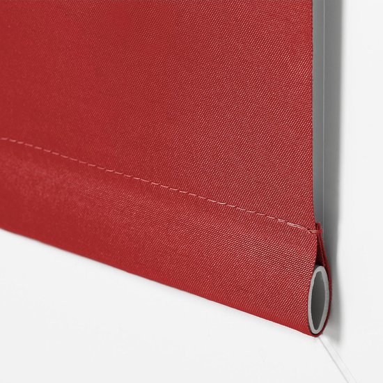 Sonello Verduisterend Rolgordijn Zonder Boren 30 x 210 cm Rood — afbeelding 3