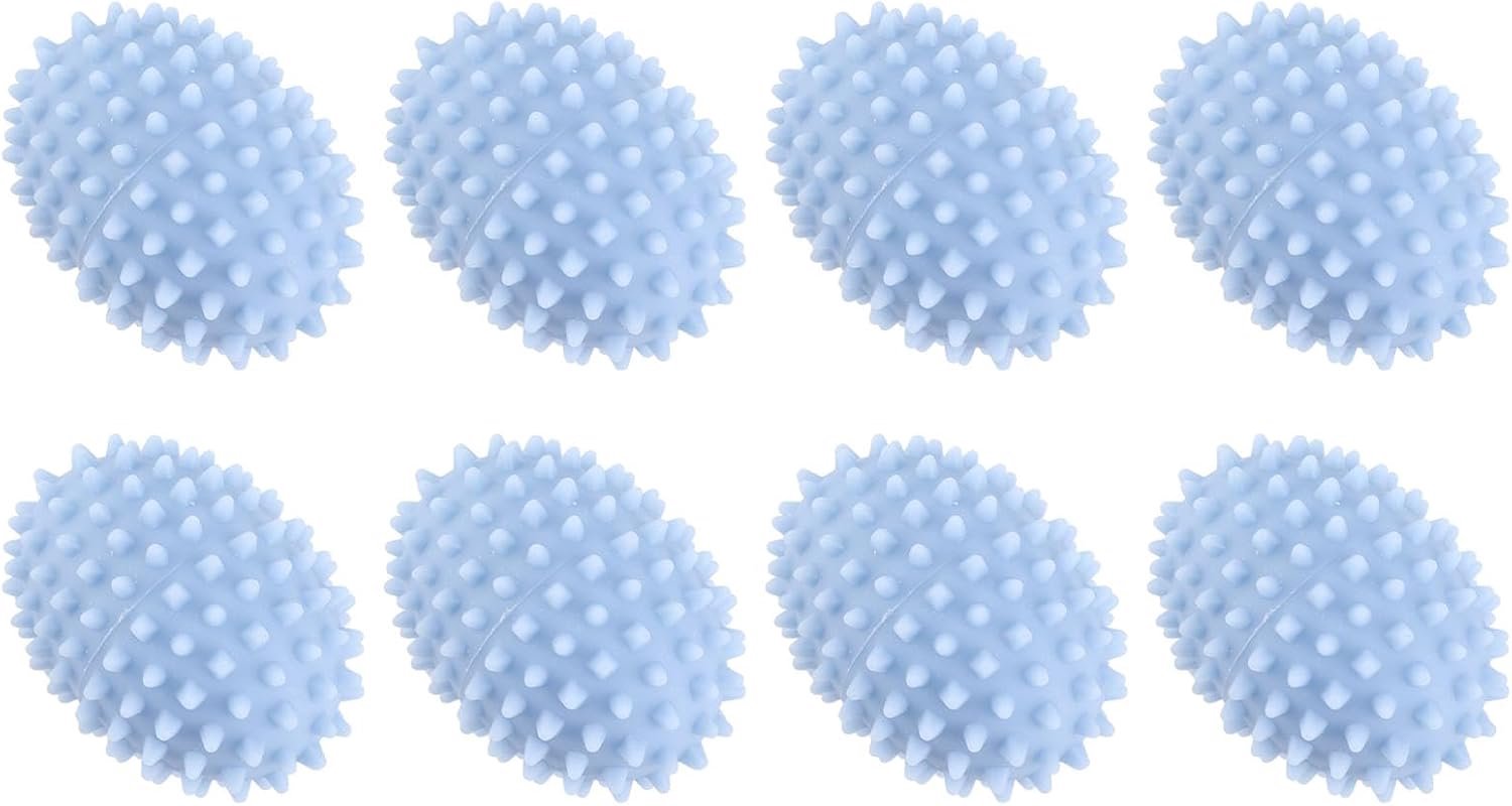 Srliya 8 Stuks Wasontharing Egelwasbal voor Sneller Drogen en Betere Ontsmetting, voor Wasmachine, PVC-materiaal