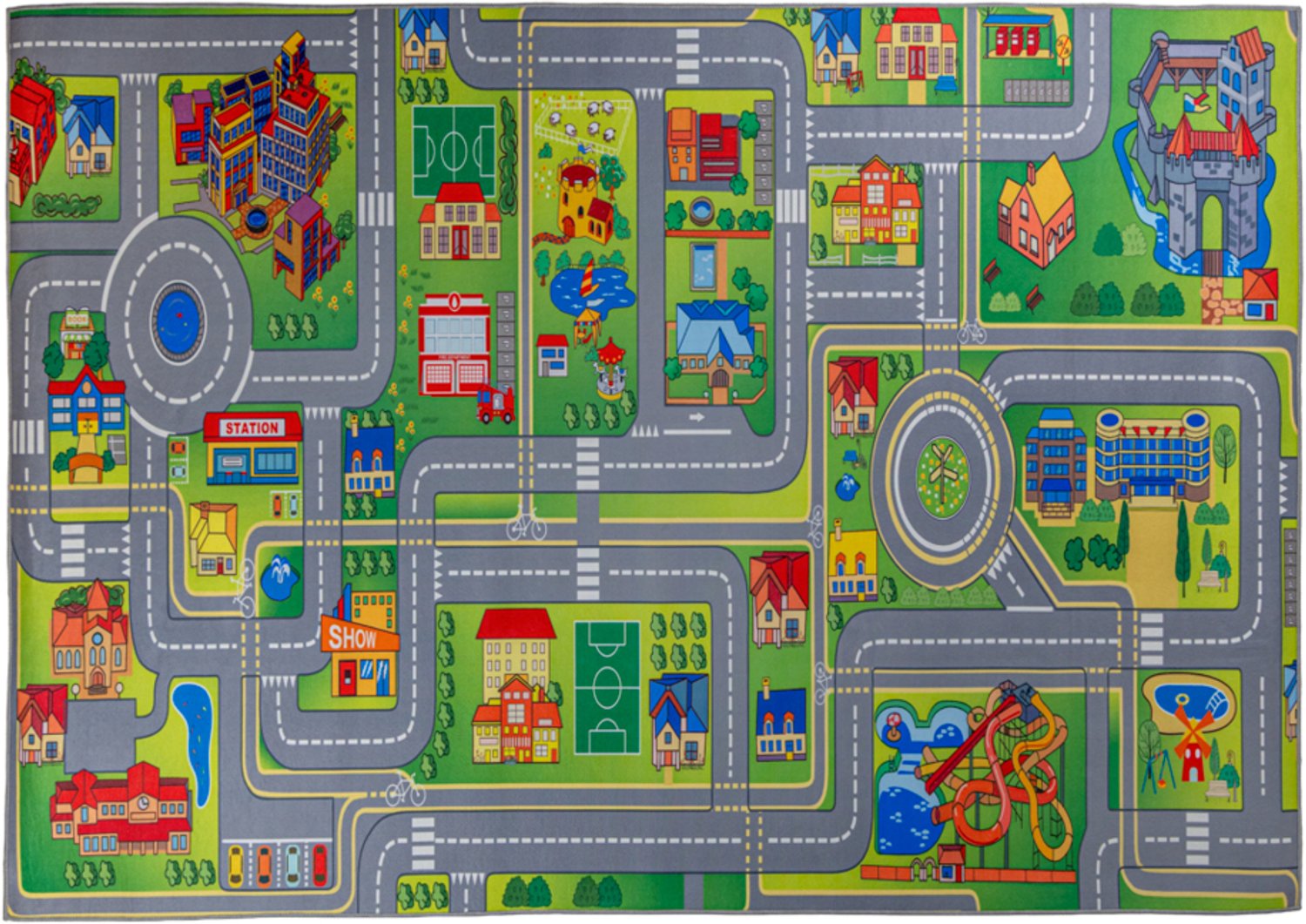 Speelkleed Play Fun 140 x 200 cm - Speelkleed - Kindertapijt - Vloerkleed - Polyester - Antislip