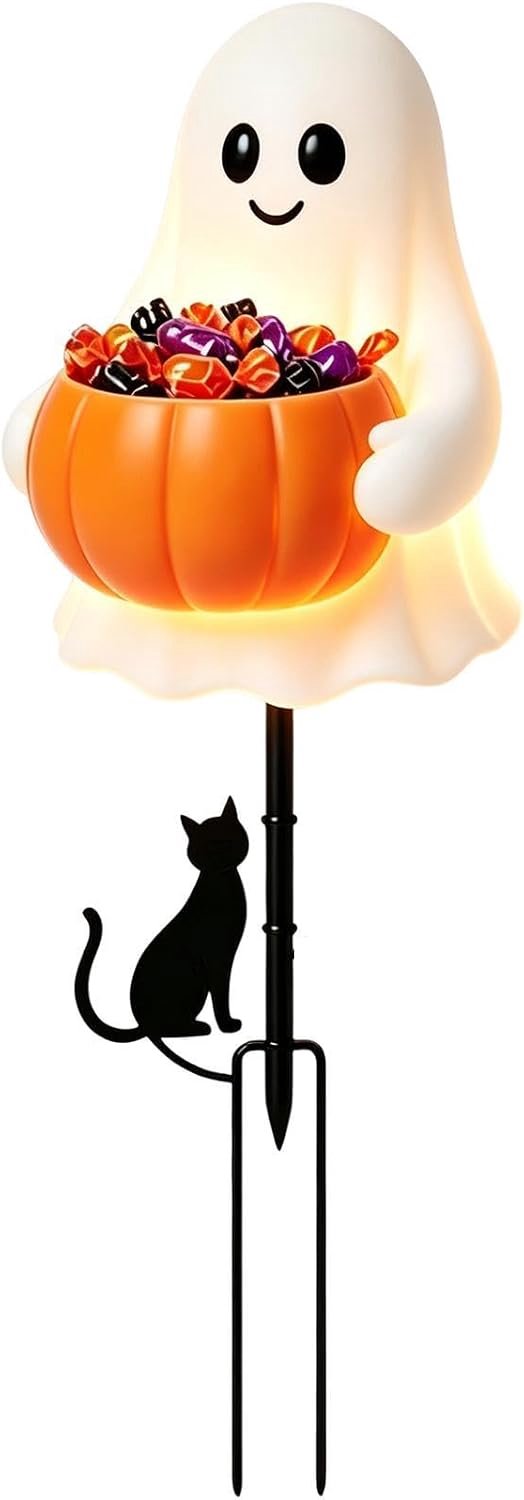 Palen voor Halloween-decoratie, 2D, plat, staand, trick or treat