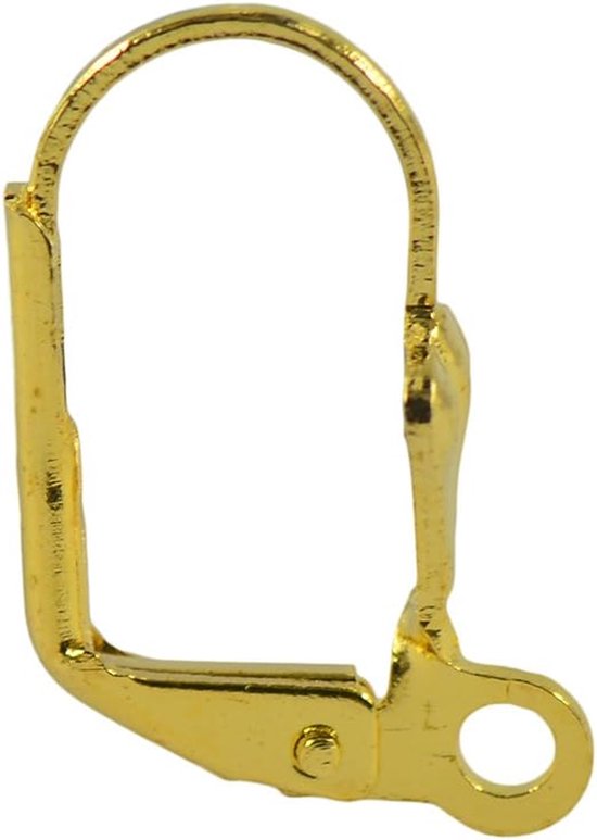 50 Stuks Franse Leverback Oorbel Haken DIY Sieraden Maken Benodigdheden, Goud — afbeelding 3