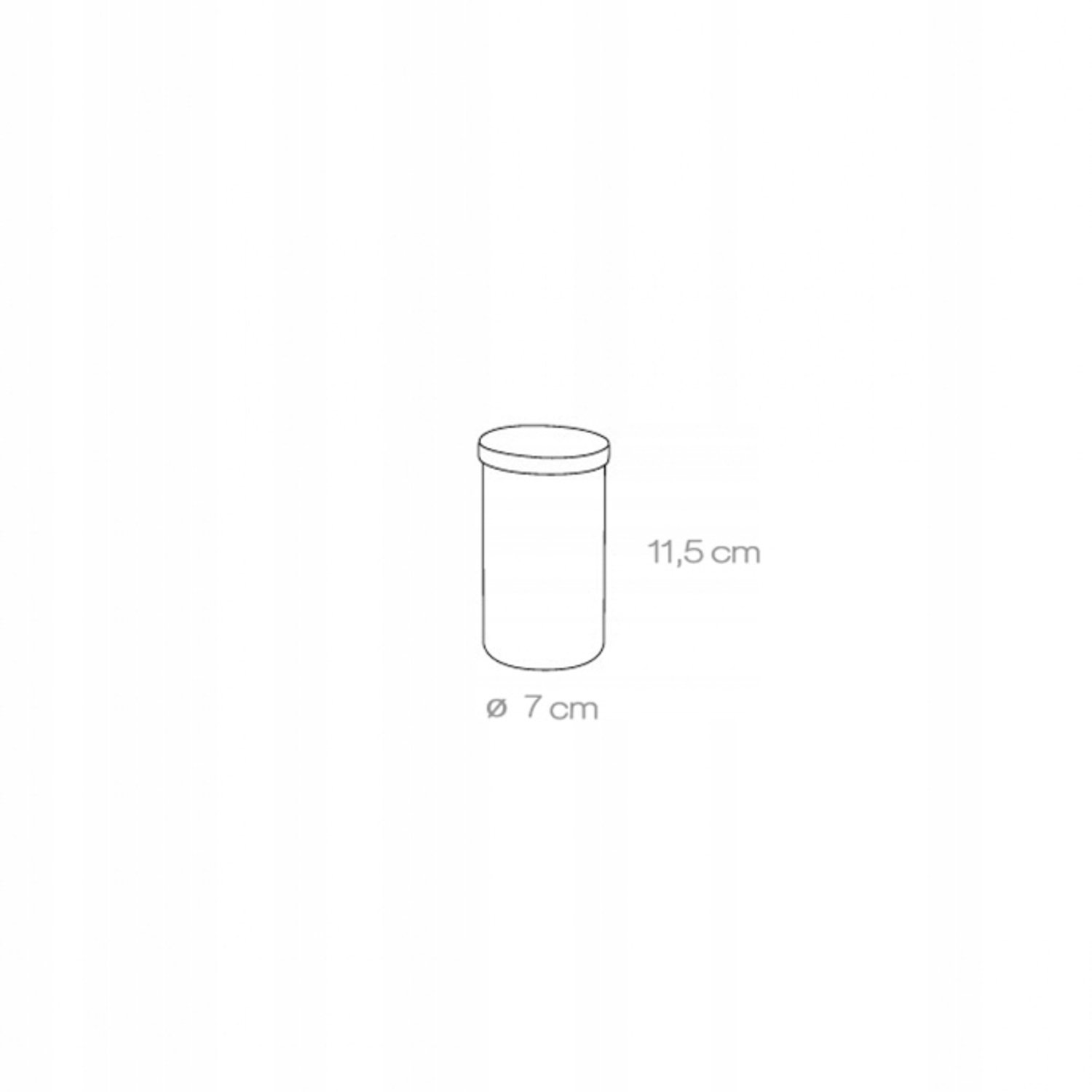 Tescoma Fiesta Kruidenpotje 0.2L - Borosilicaatglas & Bamboe