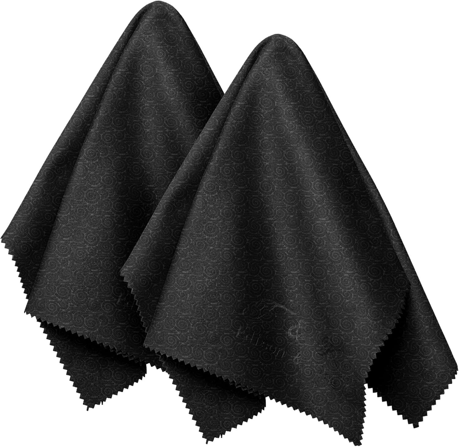 Grote Brillenpoetsdoeken - Zwart - 30 x 40 cm - Extra Zachte Microvezeldoek met Grip - Voor Brillen en Kwetsbare Oppervlakken