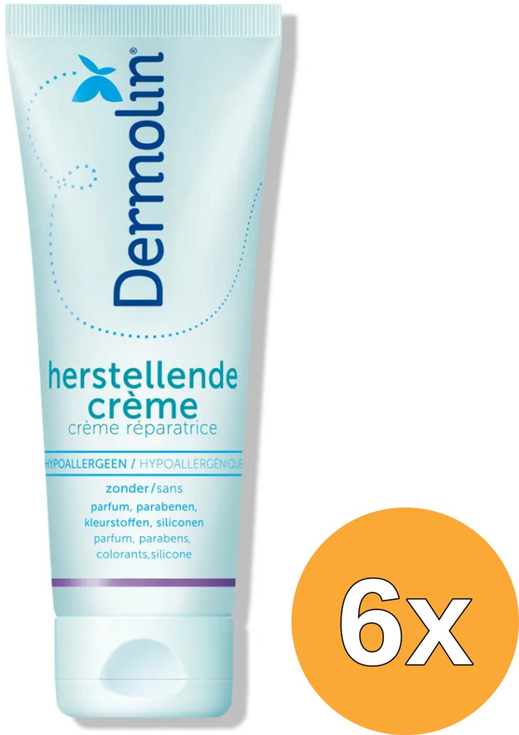 6x Dermolin Herstellende Creme (75 ml)