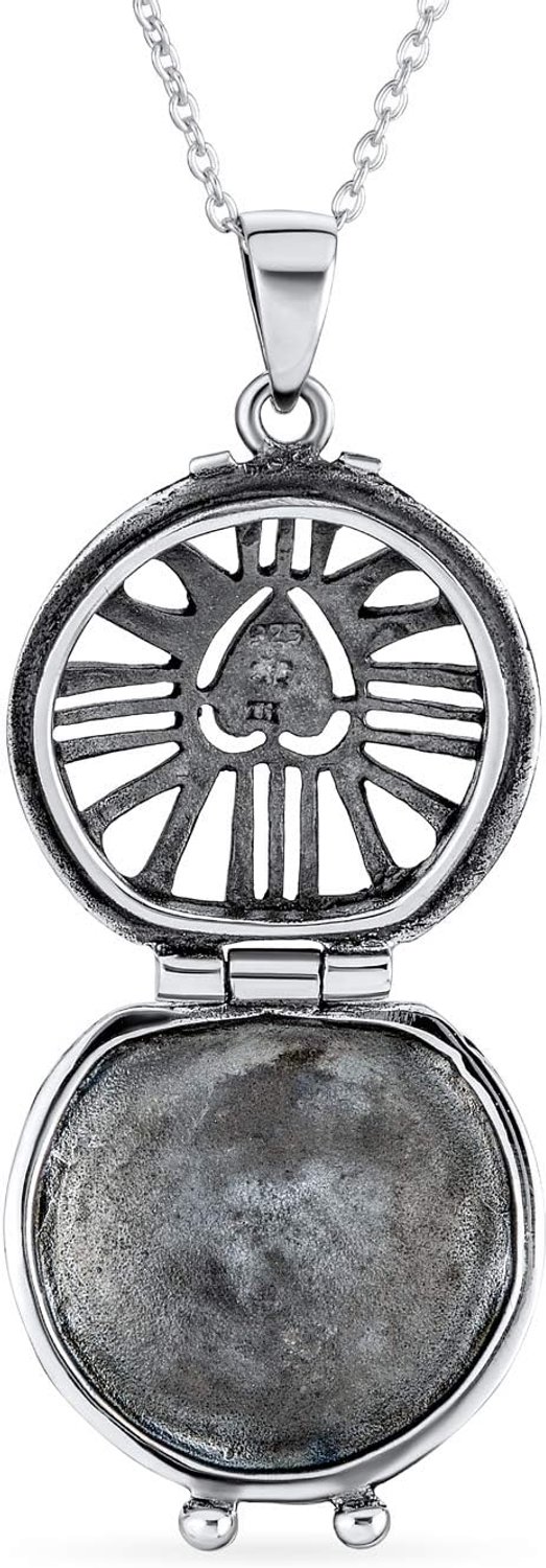 Bff Vintage stijl Lucky Green Klaverblad Ronde Keltische Ierse twee foto Hart Ovaal Rond Memorial Claddagh Behoud Afbeeldingen Medaillon Ketting Voor Vrouwen .925 Sterling Zilver Aanpasbaar, 18 EU — afbeelding 5