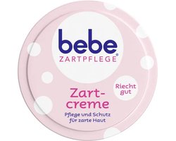 bebe Zartpflege Zartcreme 150 ml – Zachte Verzorgingscrème – Ook Geschikt voor de Kinderhuid – Met Vitamine E