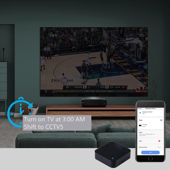 Good Wife TUYA Universal ir Smart Afstandsbediening Hub, IR WiFi Smart Domotica TV Afstandsbediening Werkt Met Alexa/Google Home Wi-Fi — afbeelding 3