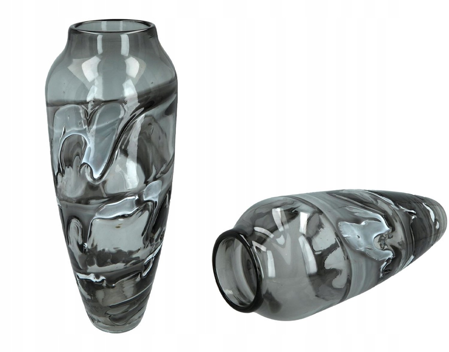 Elegant Glazen Vaas - 17x45.5cm - Stijlvolle Huisdecoratie
