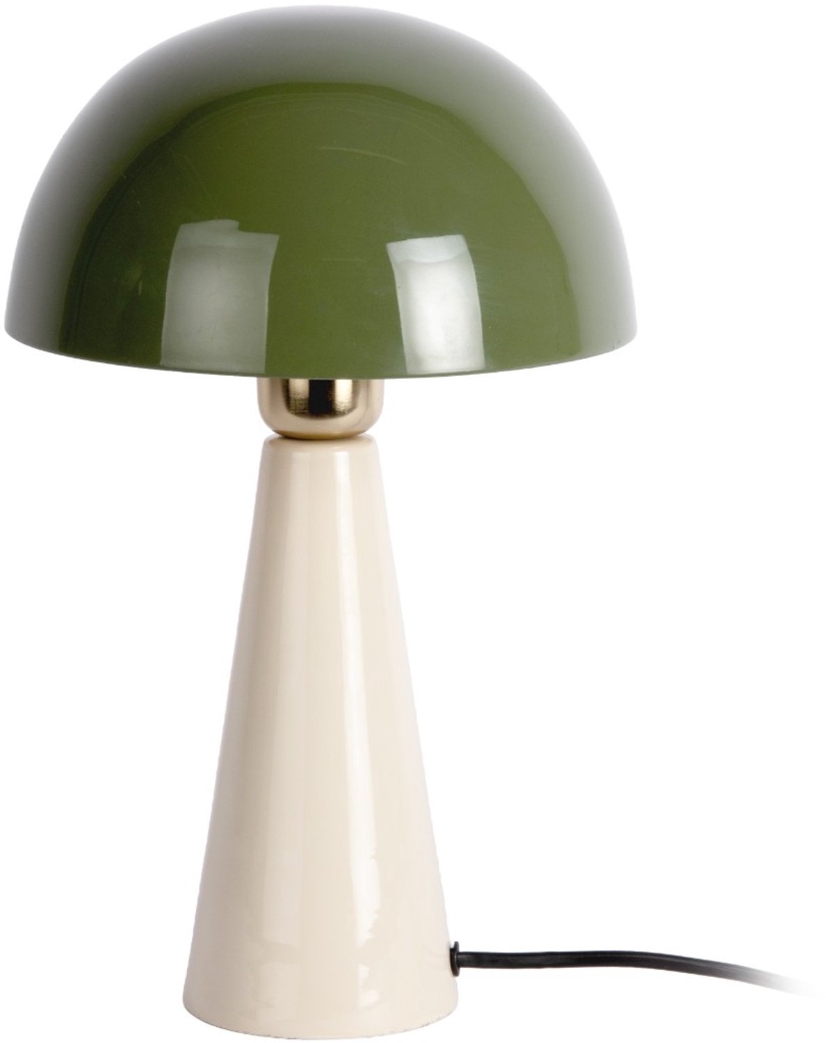 Leitmotiv Tafellamp Prague - Gebroken wit/Groen - 20x20x30cm - Scandinavisch