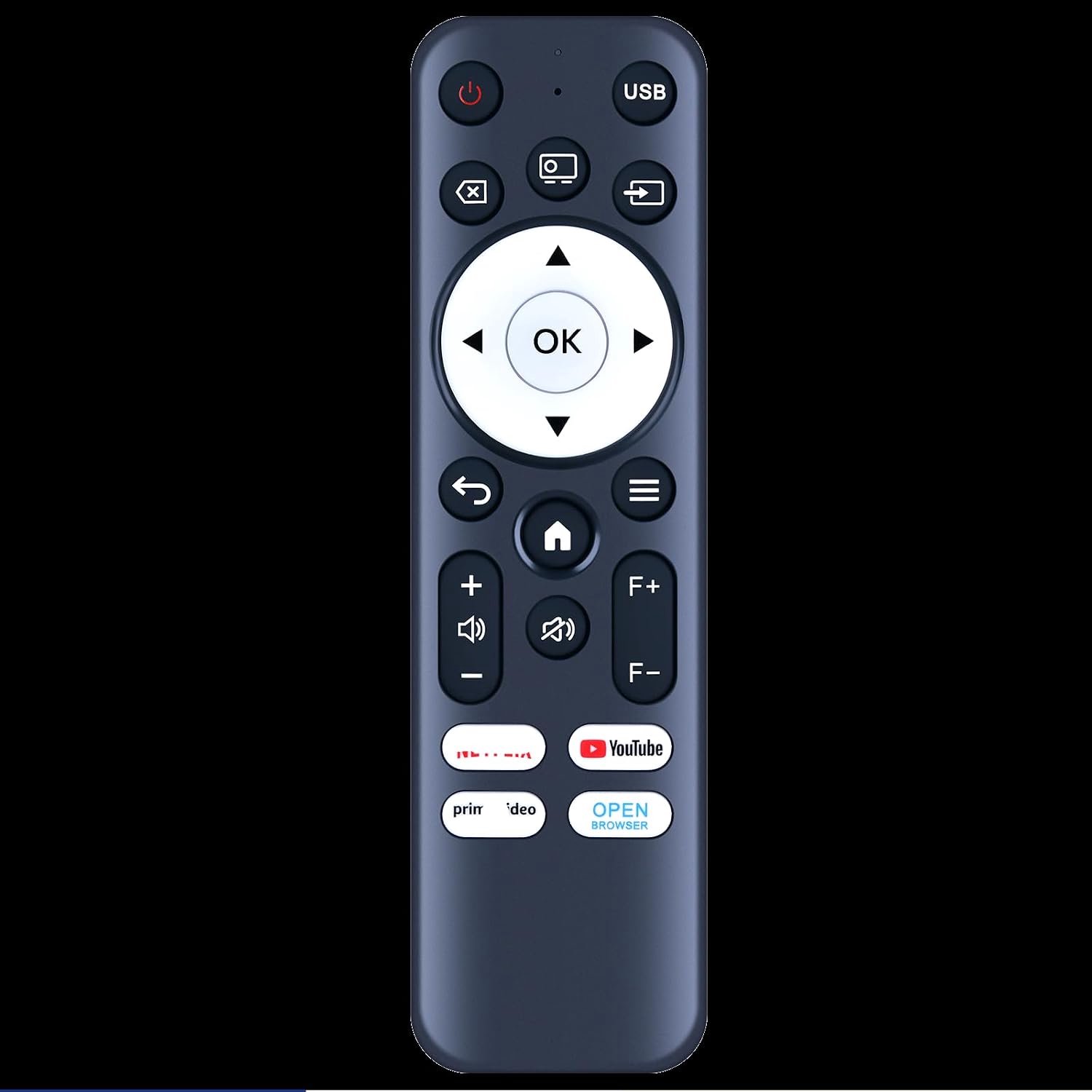 Remote control compatible with VOPLLS autofocus/trapezoidal correction 28000 lumens projector - ShopVlot