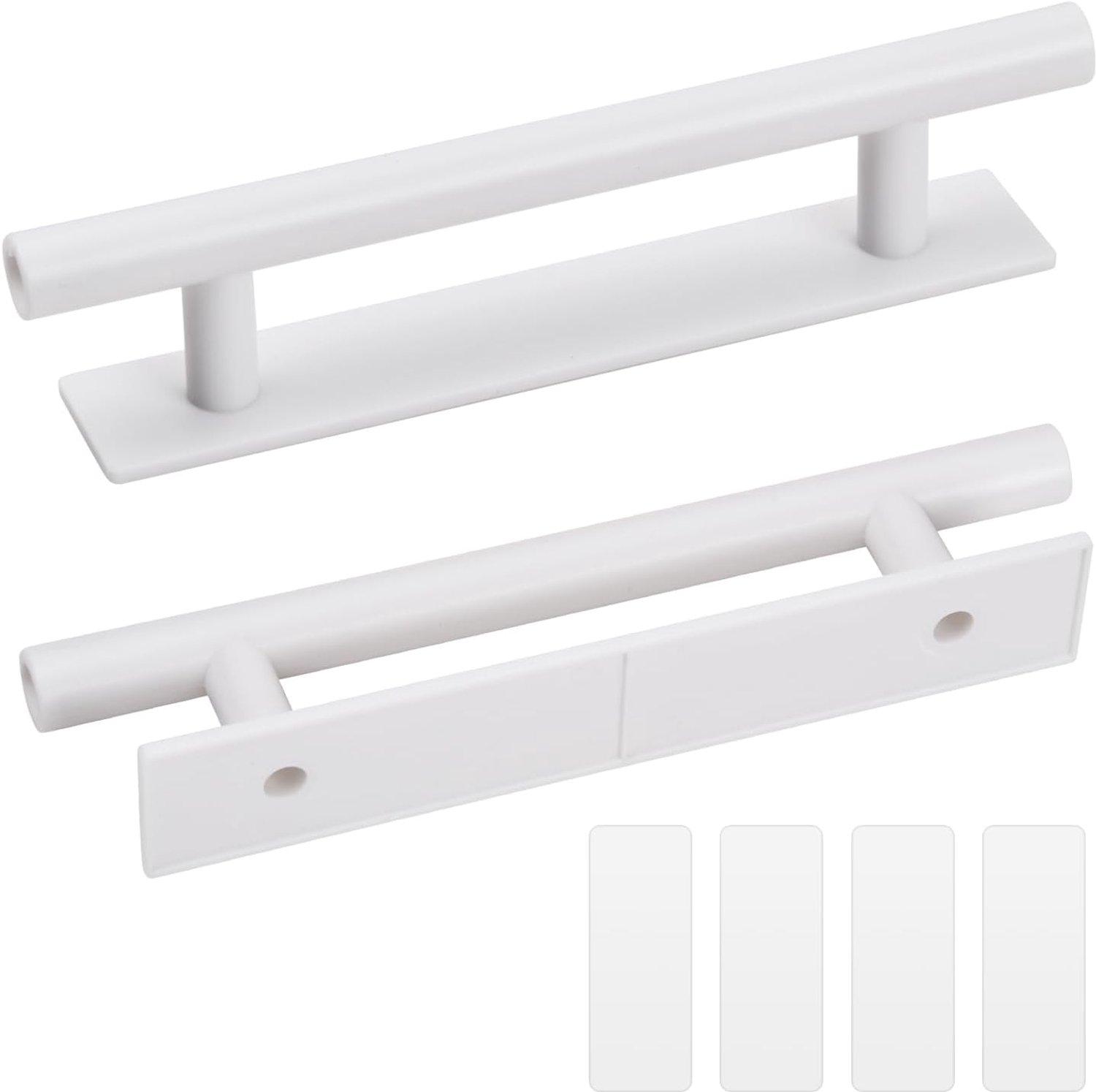 150mm Self Adhesive Furniture Handles,Kitchen Cabinet Bathroom Drawer Cupboard Door Self Adhesive Push Pull Handles - ShopVlot