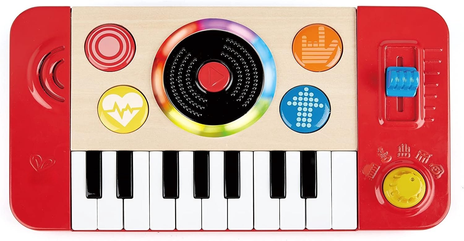 QEVA DJ Set Kinderen - Kinderen DJ Set - Kinder Mengpaneel - Rood - 34cm x 19cm x 4cm