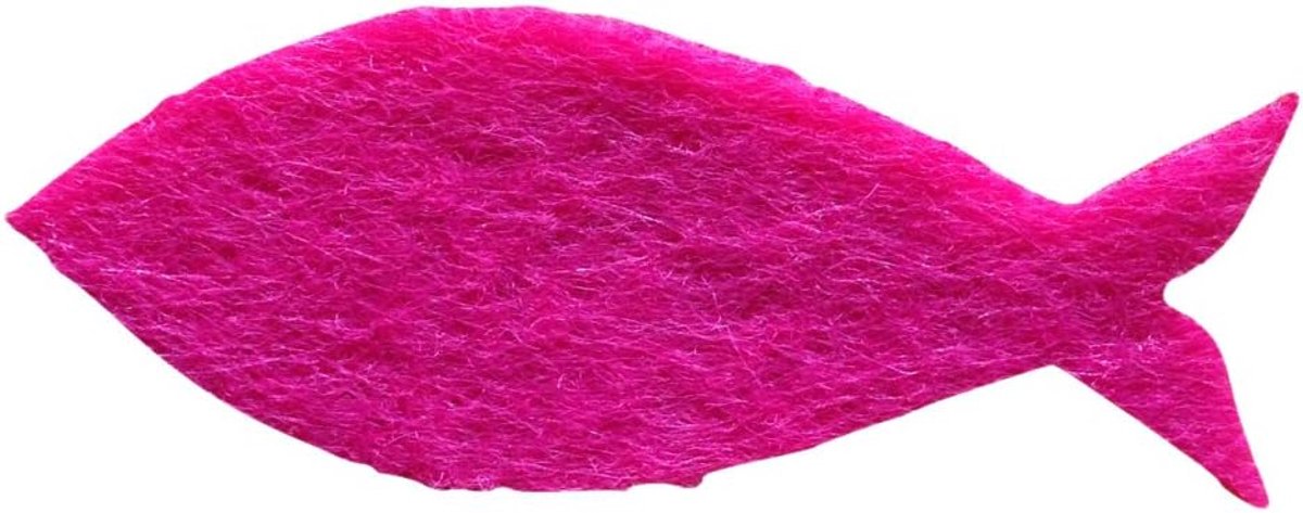 Knutsel-News A-KFF3560-35 strooidecoratie, 50 x vis 60 mm, vilt/roze