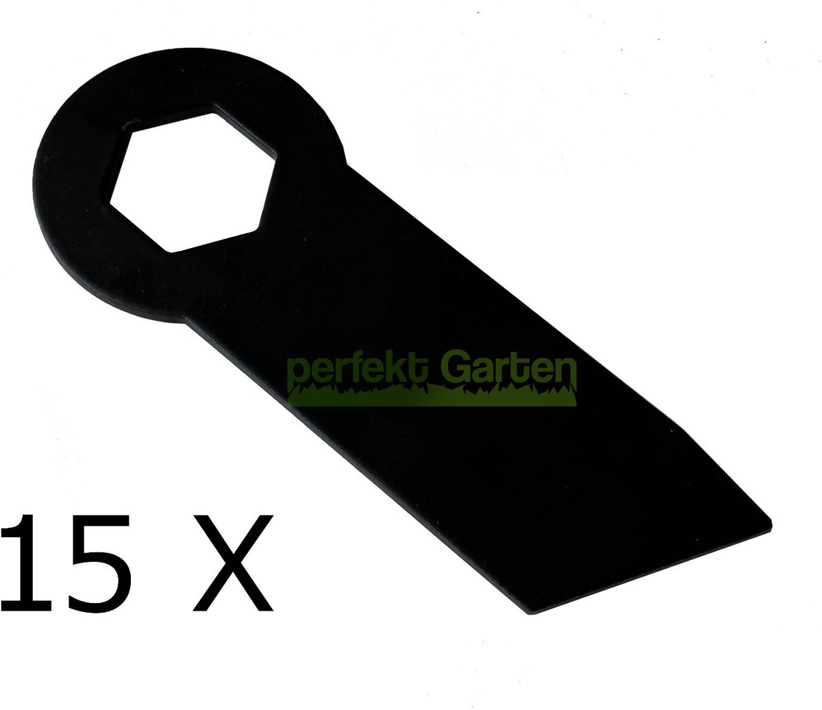 15 x 10,1 cm verticuteermes voor Fuxtec FX-BV240 / FX-BV240ECO