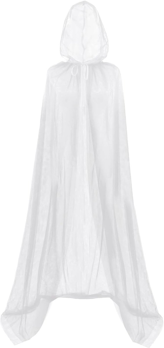 Mantel voor dames Volwassene Cosplay Cape Lange tule Cape Verkleedkleding Kapverkleedpartij voor rollenspel